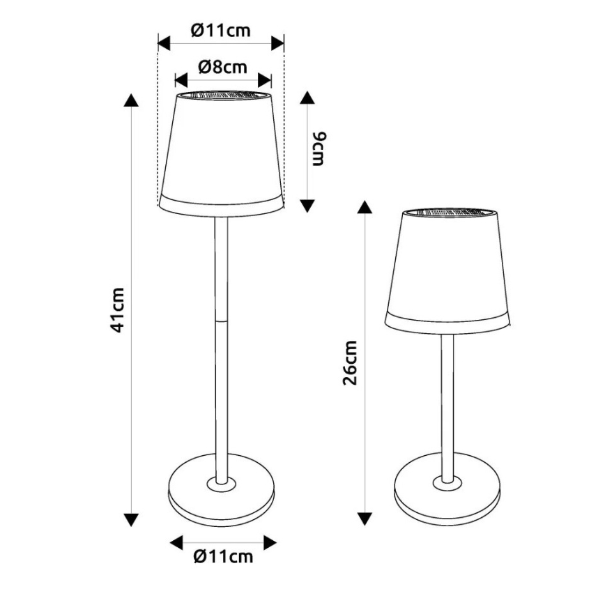 Globo - LED-Solarleuchte LED/0,06W/3V 3000K IP44 grün