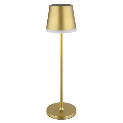 Globo - LED-Solarleuchte LED/0,6W/3V 3000K IP44 golden