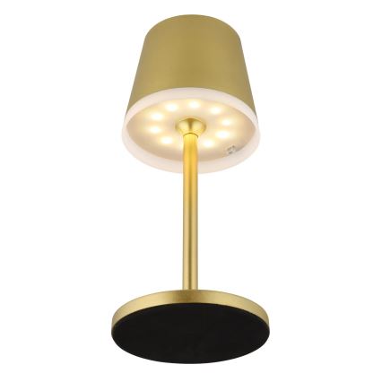 Globo - LED-Solarleuchte LED/0,6W/3V 3000K IP44 golden