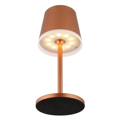 Globo - LED-Solarleuchte LED/0,6W/3V 3000K IP44 kupfern