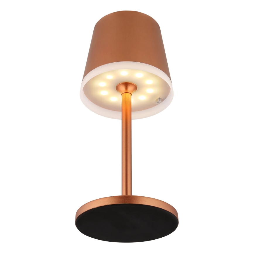 Globo - LED-Solarleuchte LED/0,6W/3V 3000K IP44 kupfern