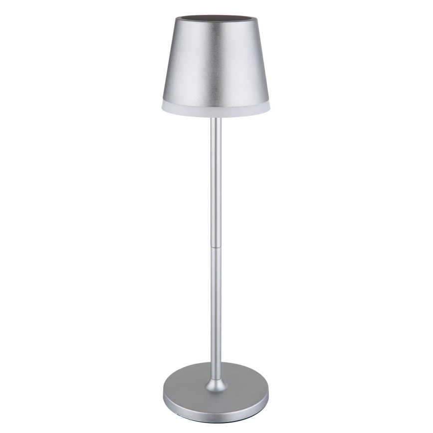 Globo - LED-Solarleuchte LED/0,6W/3V 3000K IP44 matt Chrom