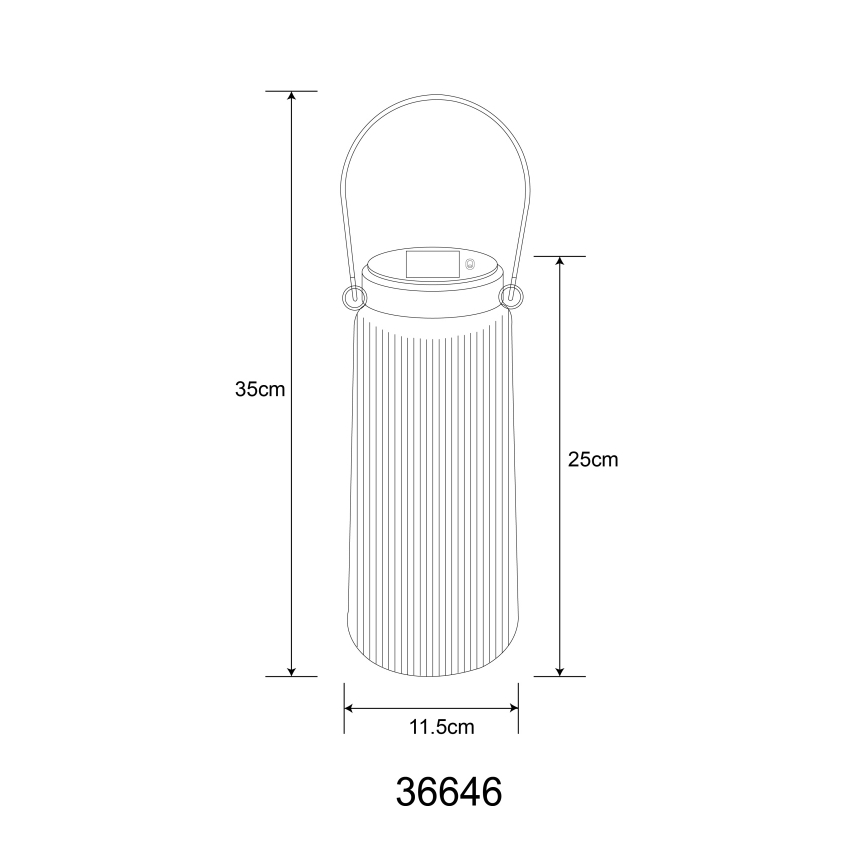 Globo - LED-Solarleuchte 2xLED/0,5W/3V 3000K IP44