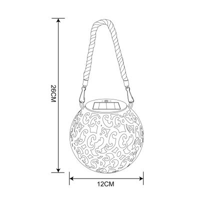 Globo - LED-Solarleuchte LED/0,06W/3,2V IP44