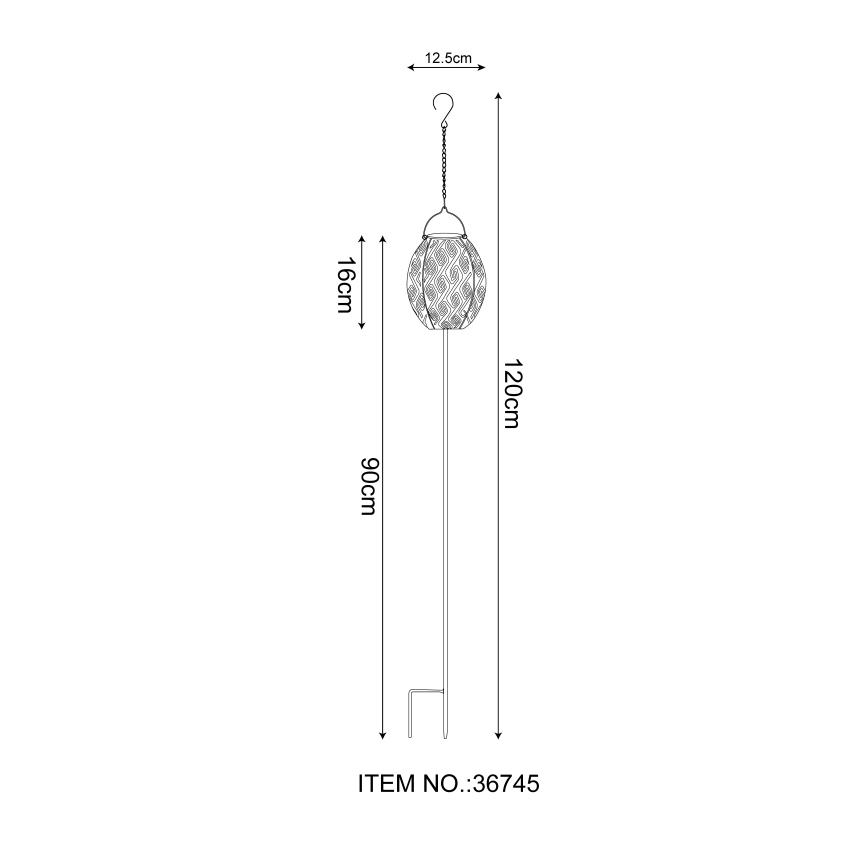 Globo - LED-Solarleuchte 3in1 LED/0,06W/3,2V 3000K IP44