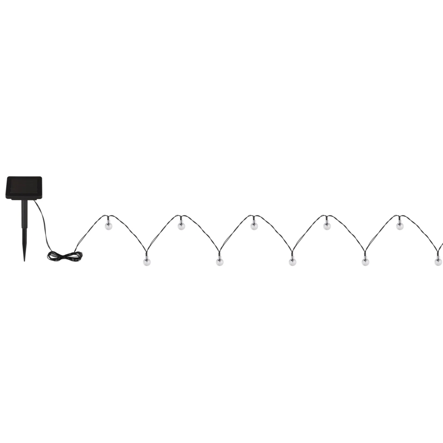 Globo - LED-Solarlichterkette 20xLED/0,06W/3,2V 285 cm IP44 600 mAh
