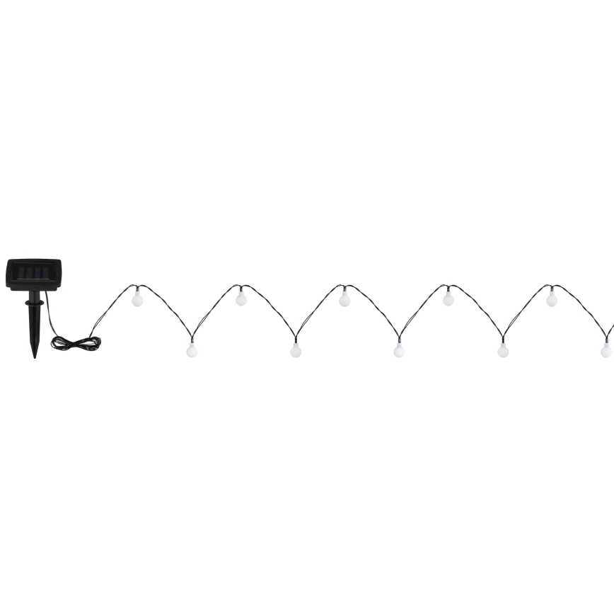 Globo - LED Solar-Lichterkette 20xLED/1,2V IP44 300 mAh 5,8 m