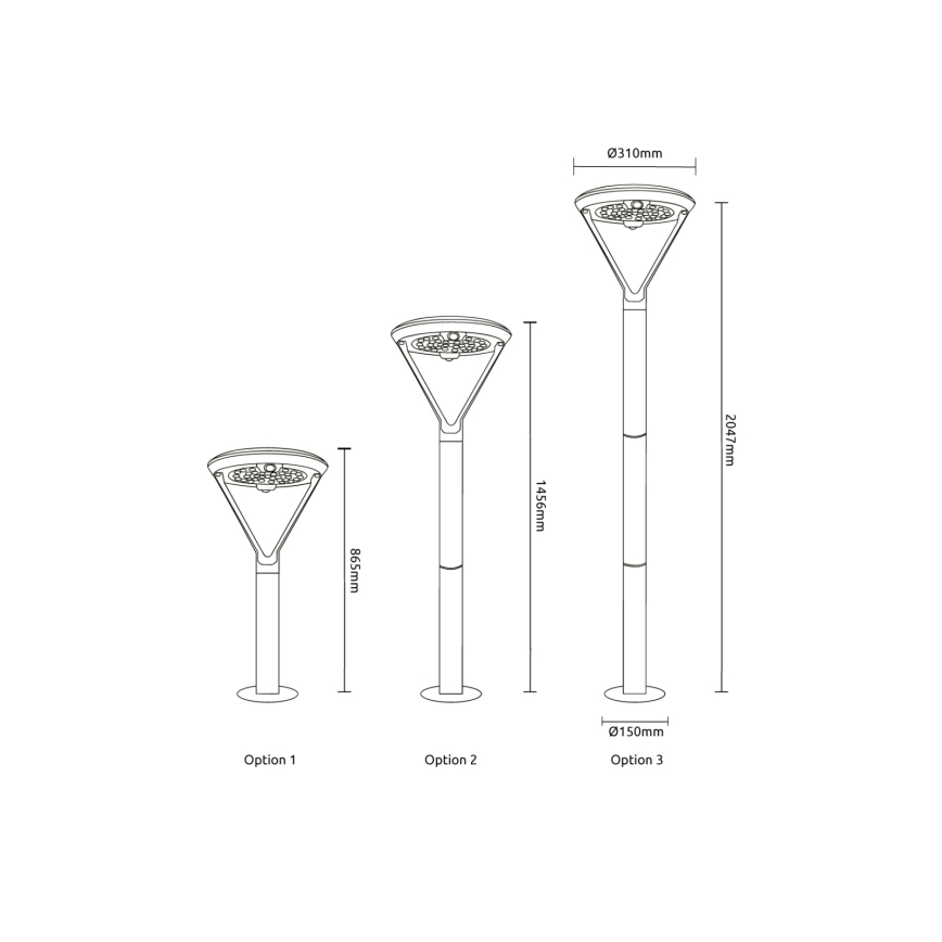Globo - LED-Solarlampe LED/18W/3,7V 8000 mAh IP54