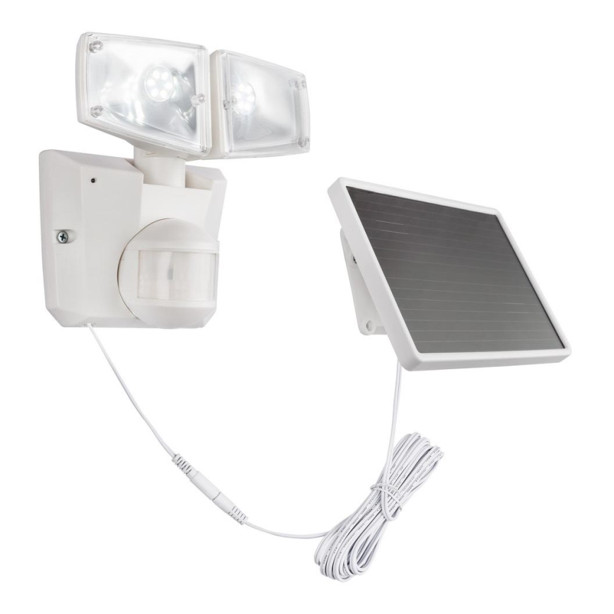 Globo 3718S - LED-Sensor-Flutlicht SOLAR 2xLED/3W/3,2V IP44