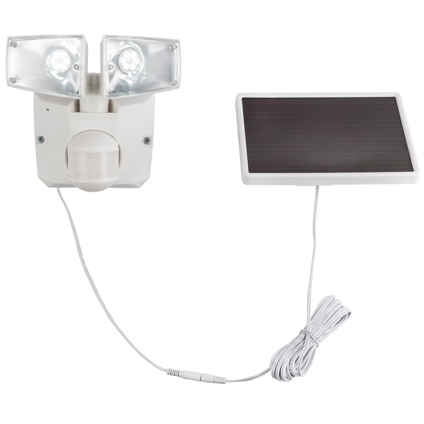 Globo 3718S - LED-Sensor-Flutlicht SOLAR 2xLED/3W/3,2V IP44