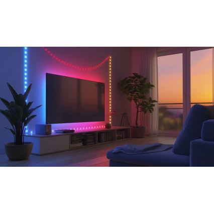 Globo - LED-RGB-Streifen 100xLED/0,06W/5V 10 m 27 Funktionen