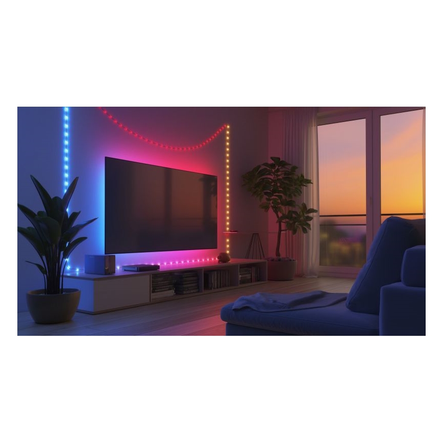 Globo - LED-RGB-Streifen 100xLED/0,06W/5V 10 m 27 Funktionen