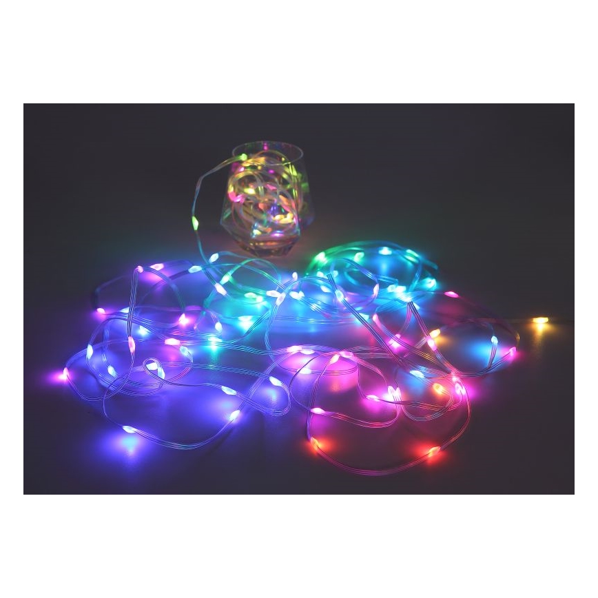 Globo - LED-RGB-Streifen 100xLED/0,06W/5V 10 m 27 Funktionen