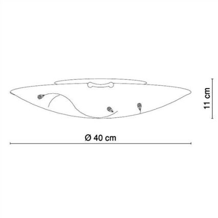 Globo - Deckenleuchte 3xE27/40W/230V