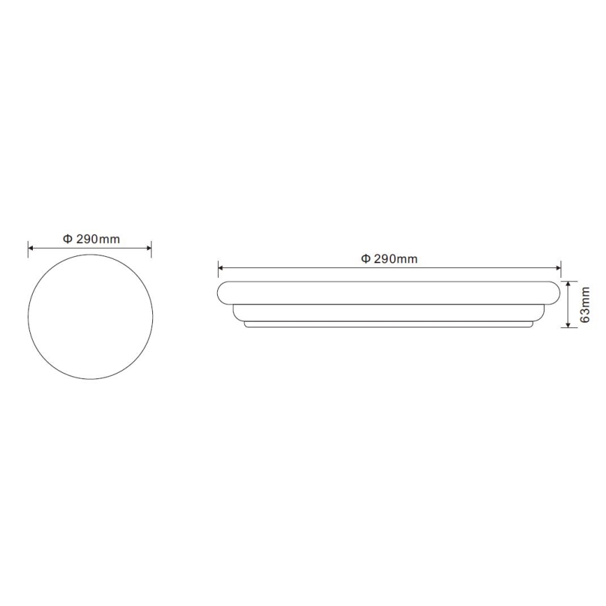 Globo - LED Deckenleuchte LED/20W/230V