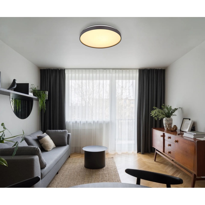 Globo - LED-Deckenleuchte LED/24W/230V d 48 cm anthrazit