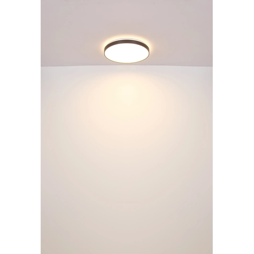 Globo - LED-Deckenleuchte LED/24W/230V d 48 cm anthrazit