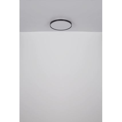 Globo - LED-Deckenleuchte LED/24W/230V d 48 cm anthrazit