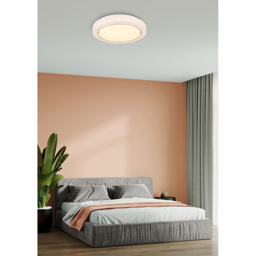 Globo - LED-Deckenleuchte LED/24W/230V d 40 cm 3000K weiß
