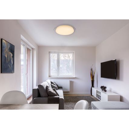 Globo - Dimmbare LED-Deckenleuchte LED/30W/230V 3000-6500K + Fernbedienung