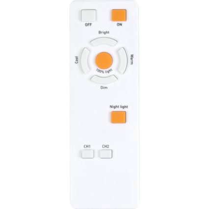 Globo - Dimmbare LED-Deckenleuchte LED/30W/230V 3000-6500K + Fernbedienung