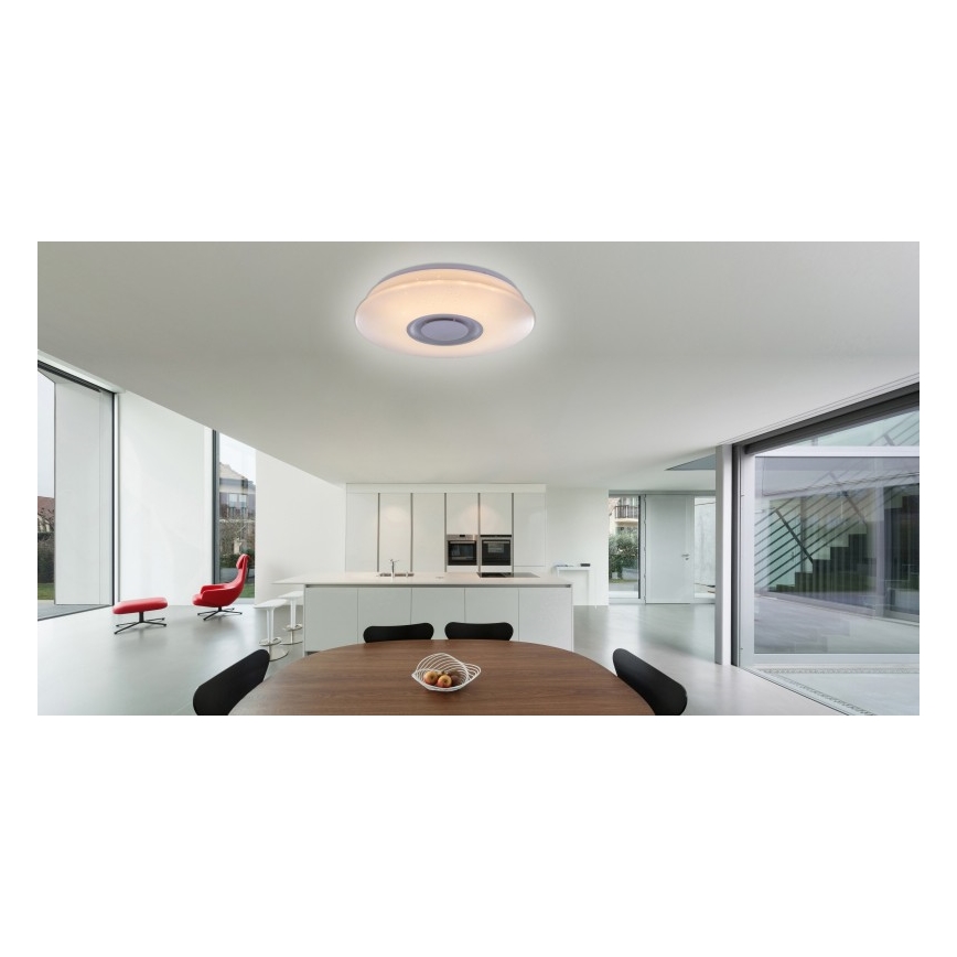 Globo - LED-Deckenleuchte mit Lautsprecher LED/12W/230V