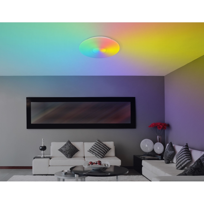Globo - Dimmbare RGBW-Deckenleuchte LED/40W/230V 3000-6500K + Fernbedienung
