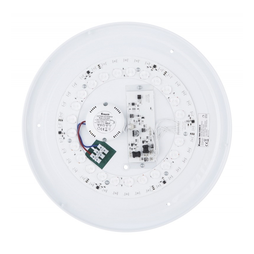 Globo - Dimmbare RGBW-Deckenleuchte LED/24W/230V 3000-6500K+ Fernbedienung