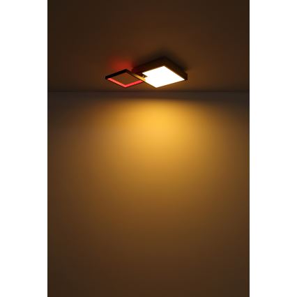 Globo - LED-RGBW- Dimmbare Leuchte LED/21W/230V + LED/3W 2700-6500K + Fernbedienung