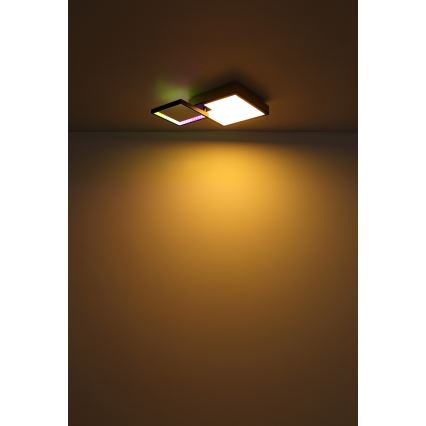Globo - LED-RGBW- Dimmbare Leuchte LED/21W/230V + LED/3W 2700-6500K + Fernbedienung