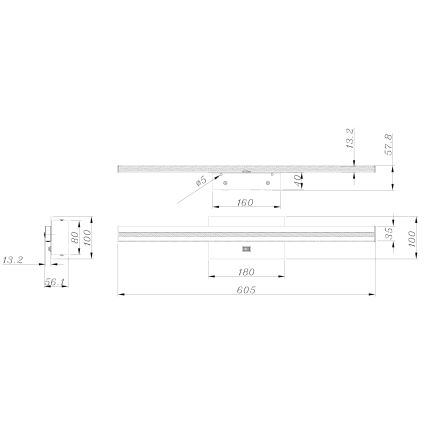 Globo - LED-Badwandleuchte LED/18W/230V IP44