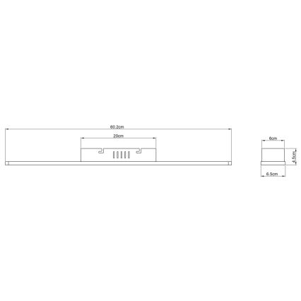 Globo - LED-Badezimmer-Deckenleuchte LED/12W/230V IP44