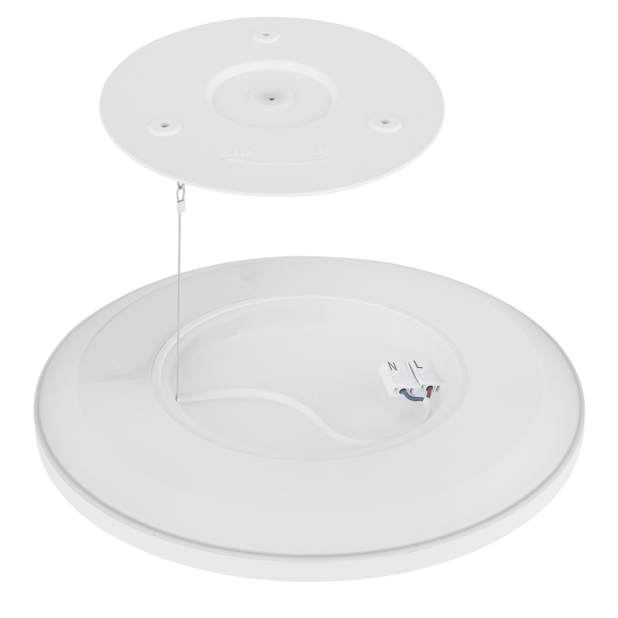 Globo - Dimmbare LED-Deckenleuchte für das Badezimmer LED/18W/230V d 29,4 cm IP44 weiß