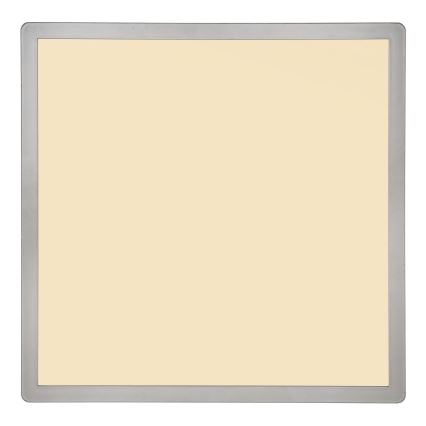 Globo - Dimmbare LED-Deckenleuchte für Badezimmer LED/18W/230V 29,4x29,4 cm IP44 matt Chrom