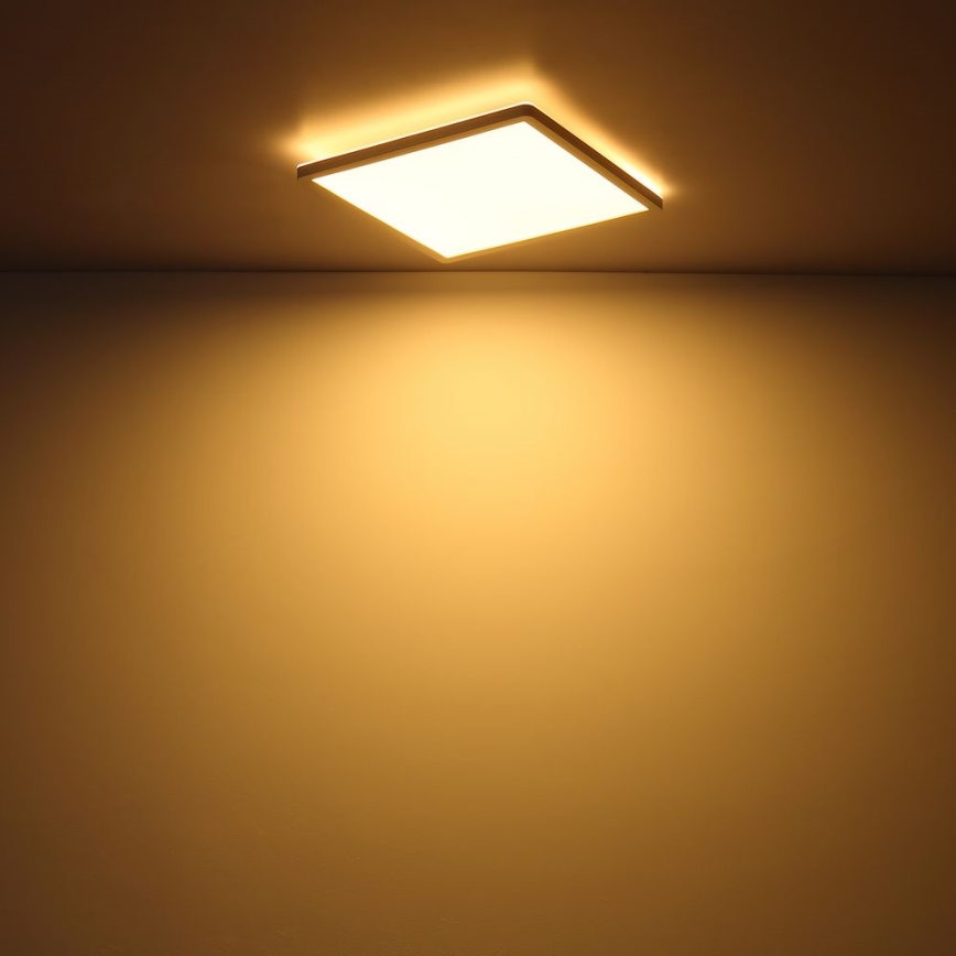 Globo - LED dimmbare Badezimmer-Deckenleuchte LED/24W/230V 42x42 cm IP44 weiß
