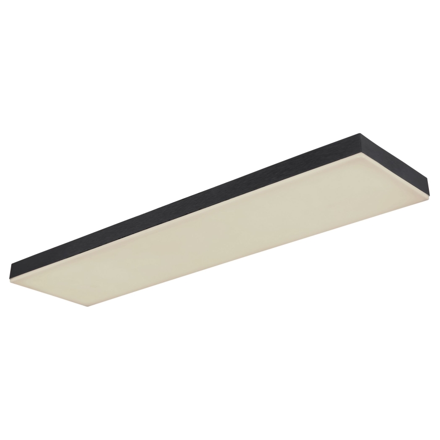 Globo - Dimmbare LED-Deckenleuchte LED/24W/230V 2700-6500K schwarz + Fernbedienung