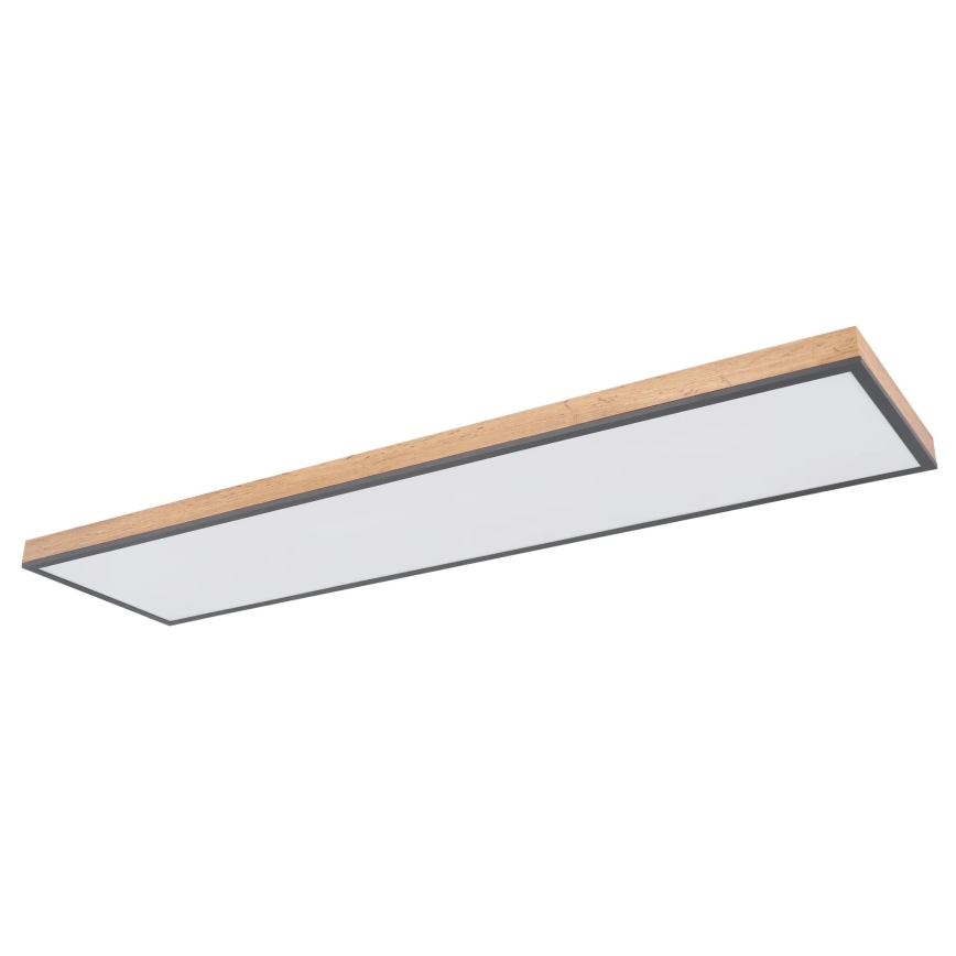 Globo - Dimmbare LED-Deckenleuchte LED/36W/230V 2700-6500K + Fernbedienung braun/grau
