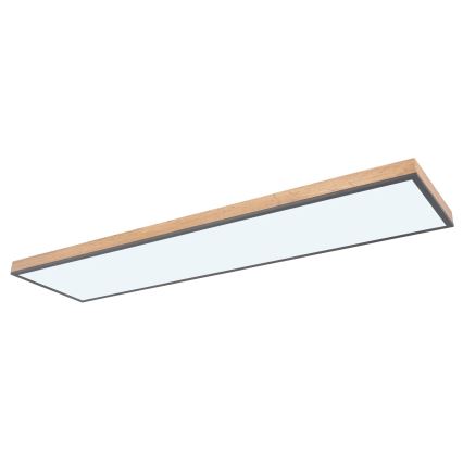 Globo - Dimmbare LED-Deckenleuchte LED/36W/230V 2700-6500K + Fernbedienung braun/grau