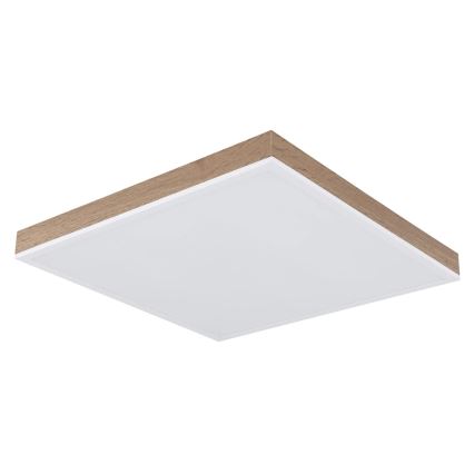 Globo - Dimmbare LED-Deckenleuchte LED/24W/230V 2700-6500K + Fernbedienung braun/weiß