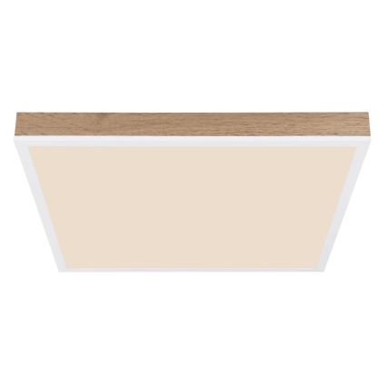 Globo - Dimmbare LED-Deckenleuchte LED/24W/230V 2700-6500K + Fernbedienung braun/weiß