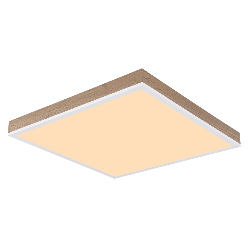 Globo - Dimmbare LED-Deckenleuchte LED/24W/230V 2700-6500K + Fernbedienung braun/weiß