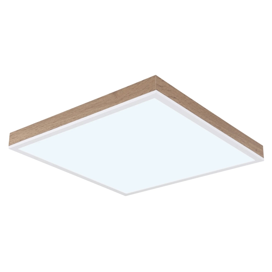 Globo - Dimmbare LED-Deckenleuchte LED/24W/230V 2700-6500K + Fernbedienung braun/weiß