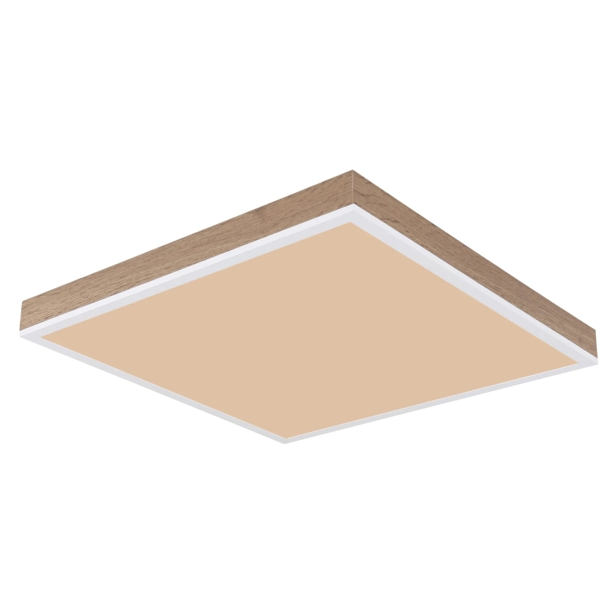 Globo - Dimmbare LED-Deckenleuchte LED/24W/230V 2700-6500K + Fernbedienung braun/weiß