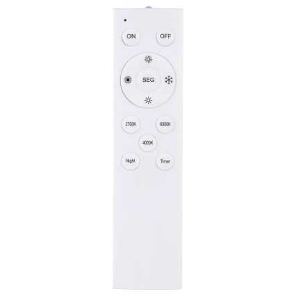 Globo - Dimmbare LED-Deckenleuchte LED/24W/230V 2700-6500K + Fernbedienung braun/weiß