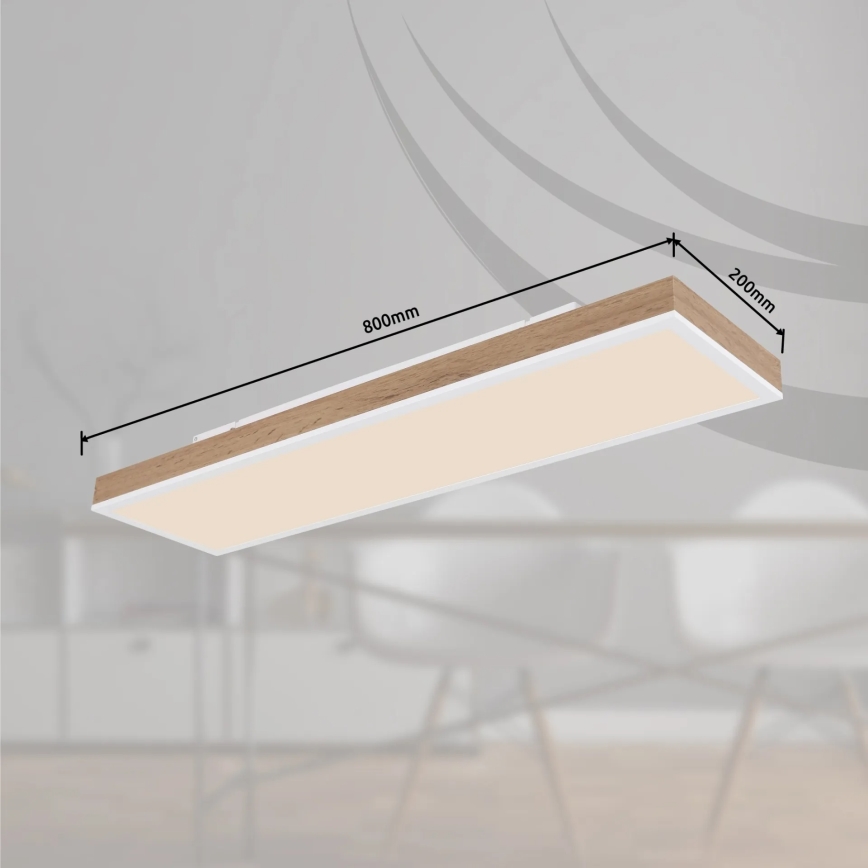 Globo - dimmbare LED Deckenleuchte LED/24W/230V 2700-6500K 20x80 cm + Fernbedienung