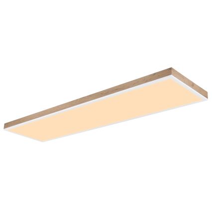 Globo - LED dimmbare Deckenleuchte LED/36W/230V 2700-6500K braun/weiß + Fernbedienung