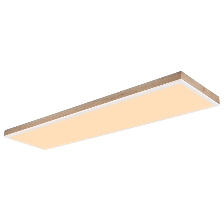 Globo - LED dimmbare Deckenleuchte LED/36W/230V 2700-6500K braun/weiß + Fernbedienung