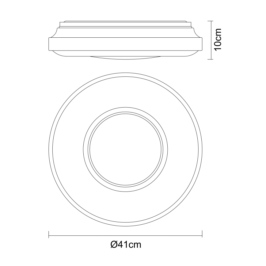 Globo - LED-Deckenleuchte LED/24W/230V