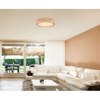 Globo - Dimmbare LED-Deckenleuchte LED/24W/230V 3000-6000K + Fernbedienung