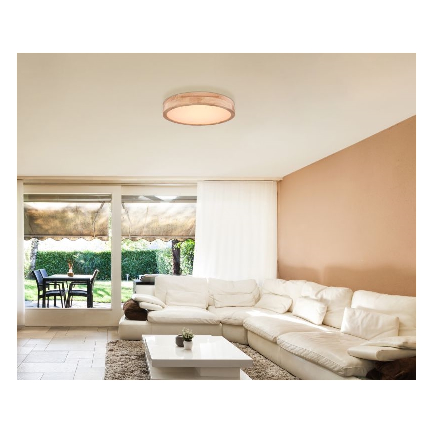 Globo - Dimmbare LED-Deckenleuchte LED/24W/230V 3000-6000K + Fernbedienung